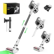 [US Direct] MOOSOO S5 Mate BLDC Cordless 20KPa Handheld Vacuum Cleaner Powerful Brushless Suction with Green LED Floor B