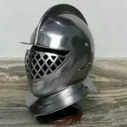 Burgonet Medieval Knight Helmet Wearable visore helmet