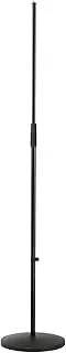 K&M - König & Meyer 26010.500.55 - Microphone Stand - Round Base Adjustable Height - Professional Grade - German Made - Black