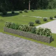 Gabion Planter Galvanised Steel 540x50x50 cm
