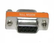 High Quality 2 Pack Mini Null Modem DB9 Female / DB9 Female Adapter - NEW