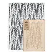 GEOMETRIC reusable PLASTIC Wall STENCIL Template 25.6"x37.4" BRUSH STROKES