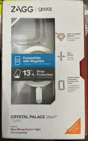 iPhone 13 Pro Case CLEAR ZAGG Crystal Palace Snap for MagSafe New Pro 6.1" 2021