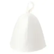 Wool Felt Sauna Hat Pure Color Simple Style Protective Hats Ornament Decor