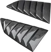 Compatible for Nissan R35 Carbon Fiber Car Rear Louver Window Side Shutter Cover Trim Auto