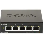 D-Link DGS-1100 DGS-1100-05V2 5 Ports Manageable Ethernet Switch - Gigabit Ethernet - 1000Base-T - 2 Layer Supported - 3.42 W Po