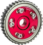 Belt Tensioner Pulley Adjustable Cam Gear Alloy Timing Gear Fit for Honda SOHC D15/D16 D-Series Engine CAM Pulley PULLYS Gears 1PCS LZ6542 Timing Chain Tensioner(Red)