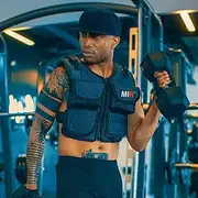 miR Air Flow Weighted Vest with Zipper Option 20lbs - 60lbs Solid Iron Weights Machine Washable. Workout Vest for Men and Women