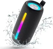 [LENRUE] M6 Bluetooth Speakers with Bluetooth V5.3, RGB Lights, 20W HD Sound, Ture Wireless Pairing, IPX5 Waterproof, Portable Speaker for Travel Home Party Outdoor Beach