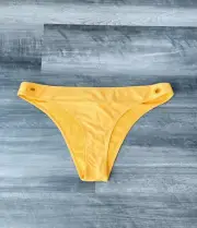 Topshop Golden Yellow Bikini Bottoms 14 NWT High Cut Cheeky