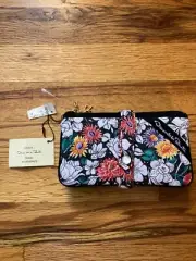 NEW NOS Lot of 3 Vintage 80s Oscar De La Renta Floral Quilted Makeup Travel Bags