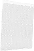 Mobestech White Sheer Curtains with Pom Dots Light Filtering Gauze Drapes for Bedroom Patio Farmhouse Style Window Treatments