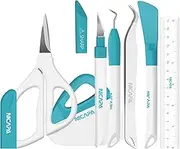 NICAPA Universal Basic Tool Kits for Permanent Vinyl/Vinyl Wrap,Paper Cardstock Crafting Tools Kit, Knife Blades for Art, Scrapbooking, Stencil Weeding Tools for Silhouette/Siser/Oracal