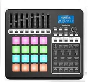 16 RGB Beat Pads, USB MIDI Controller with 21 Assign Buttons, 5 Edit Buttons and 8 Assign Faders, Compatible with Various Arrangement Software, Best Playing Experience, for Composer
