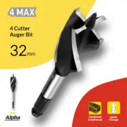 Alpha 32mm 4 Cutter Auger Bit | 4MAX | TurboBore TS4C-32