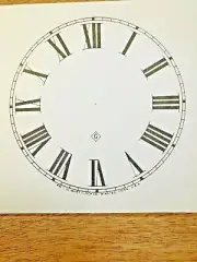 4 1/2" Gilbert Clock Paper Dial (Lot 177)