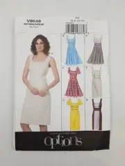 Vogue Sewing Pattern 8648 V8648 Misses Lined Dress Pattern Size 6-12 NEW