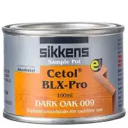 Sikkens CETOL BLX-PRO Water Based Deck & Timber Stain, DARK OAK 009- 100ml Or 1L