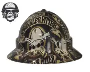 Custom Hydrographic Safety Hard Hat SPRINKLER FITTER PRO CHOICE WIDE BRIM