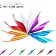 Vanes Fletches 50pcs 2inch Spin Vanes Left Hand Right Hand Arrow Vanes Fletches