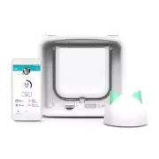 SureFlap Microchip Connect Electronic Cat Door / Cat Flap + HUB Combo IDSCFWTB1