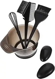 OFFIGAM 1set Hair Coloring Tools Hair Dyeing Kit for Home Use Includes Dye Brush Mixing Bowl and Styling Comb for Tinting Highlights and