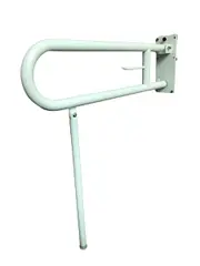 Powder Coated White Drop Down with Leg Grab Rail