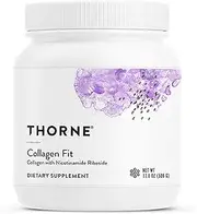 Thorne Collagen Fit - Unflavored Collagen Peptides Powder with Nicotinamide Riboside -15g of Collagen Peptides and 14g Protein per Serving - 17.8 Oz - 30 Servings