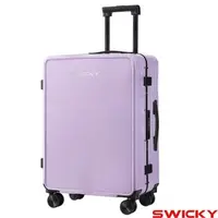 在飛比找森森購物網優惠-【SWICKY】24吋窄邊框時尚框箱/行李箱/旅行箱/託運箱