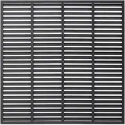 vidaXL Louver Fence Outdoor Garden Patio Shading Backyard Terrace Lawn Slatted Edging Fencing Panel Barrier Border Decorative WPC Grey
