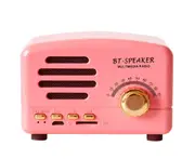 S08 Retro Audio Wireless Bluetooth Speaker with Radio Outdoor Subwoofer Music Player Card Hands-free Answering For Hiking