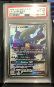 PSA 10 GEM MT - DARKRAI GX Card SV70/SV94 Pokemon TCG Hidden Fates Shiny Vault