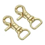 Lobster Clasp Keychains, 2Pcs 15mm Round Clasps Swivel Trigger Snap Hook