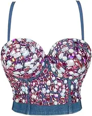 Women's Lingerie Corset Tops Backless Body Shapers Strap Dance Bras