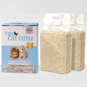 FEELING BEST Tofu Cat Litter 11.2LB(5.6lb×2bag) Clumping fast,dust-free