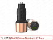 Duracell 36W Fast Car Charger Adapter with Dual Output For iPhone All Smartphone