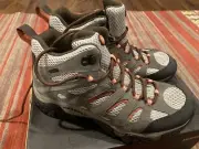 Merrell Women's Moab 2 Mid Waterproof Hiking Boots, Bungee Cord, 10M US