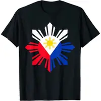 在飛比找蝦皮購物優惠-菲律賓國旗、皮諾國旗、菲律賓國旗、皮諾太陽 T 恤