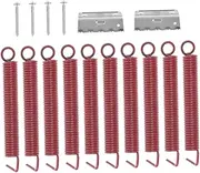 HONITANO 2 Sets Tremolo Springs Red Electric Guitar Springs Precision Replacement Parts for Tremolo Systems High Stability and Easy Installation Guitar Bridge Accessories