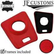 RED LEATHER SMG AUTOMATIC GEAR SURROUND TRIMS FOR BMW E46 99-05 (for: BMW)