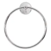 Caprice Towel Ring, Chrome Solid Brass