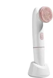 Face Cleansing Brush - Facial Brush Vibration Cleaning Brush,Face Massager with 2 Heads, Rechargeable Skin Care Tools Waterproof for Men Women