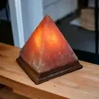 Pyramid Salt Lamps - Includes 12v Cord and 12 Watt Globe