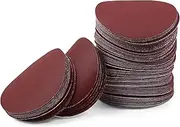 LEONTOOL Sanding Discs 3 Inch 600 Grit Hook and Loop Sandpaper 100Pcs Sanding Pad NO-Hole Aluminum Oxide Random Orbital Sander
