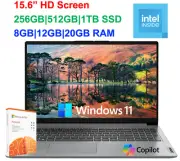 2024 Lenovo IdeaPad Laptop Notebook 15.6" Intel Processor Upto 20GB RAM 1TB SSD