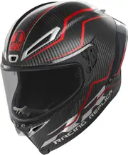 AGV Pista GP RR Performante Carbon Helmet, black-red, Size M for Men Black Red