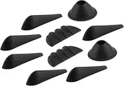Car Modification Kit Anti-Collision Strip Deflector Rear Spoiler Wing for Noise Reduction