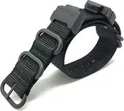 [Lijinlan] Strap Compatible with Casio G-Shock, Men Nylon Replacement Watch Band for G-Shock DW5600/GWM5610/DW6900/DW9052/GW100/GA100/GD120/GA400