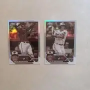 2023 Topps Chrome Adley Rutschman Rookie Sepia Lot (2)