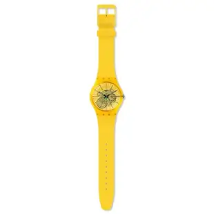 SWATCH watch 時尚潮流腕表手錶  LEMON 檸檬 有機黃(41mm)